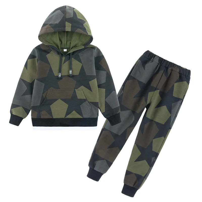 

Autumn Spring Kids Clothes Camouflage Thick Baby Boys Clothing Set Toddler Boy Clothing Minnie Children Kids Girls Costume suit