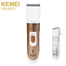 Men Rechargeable Hair Trimmer Clipper Electric Shaver Razor Beard shaving Cutting Machine EU plug haircut hair remover KM-9020