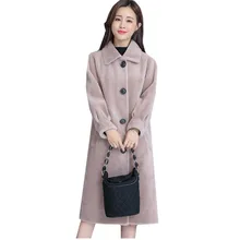 Зимнее пальто модное Брендовое женское Свободное длинное пальто плюс размер 4XL теплое женское элегантный шерстяной пиджак эксклюзивная одежда