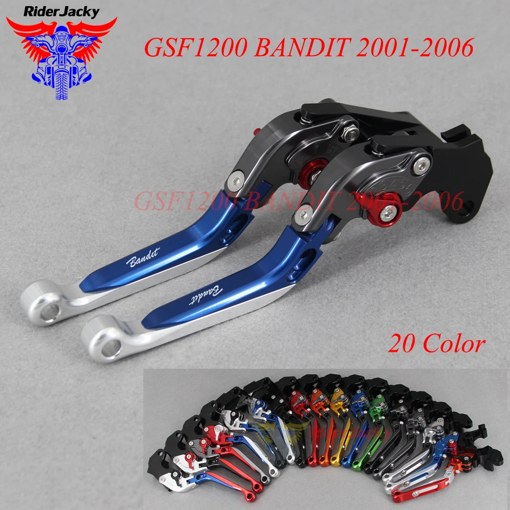 

CNC Extendable Foldable Motorcycle brake Clutch Levers For Suzuki GSF 1200 GSF1200 BANDIT 2001-2006 2005 2004 2003 2002