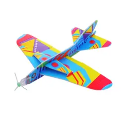 Новый стиль авиации модель самолета наборы пены мини просветить игрушки самолеты DIY сборки модель самолета для мальчиков подарок на день
