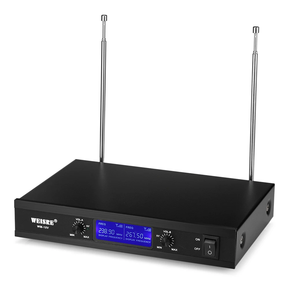 WEISRE WM 10V беспроводной конденсаторный кардиоидный микрофон удобный с головным