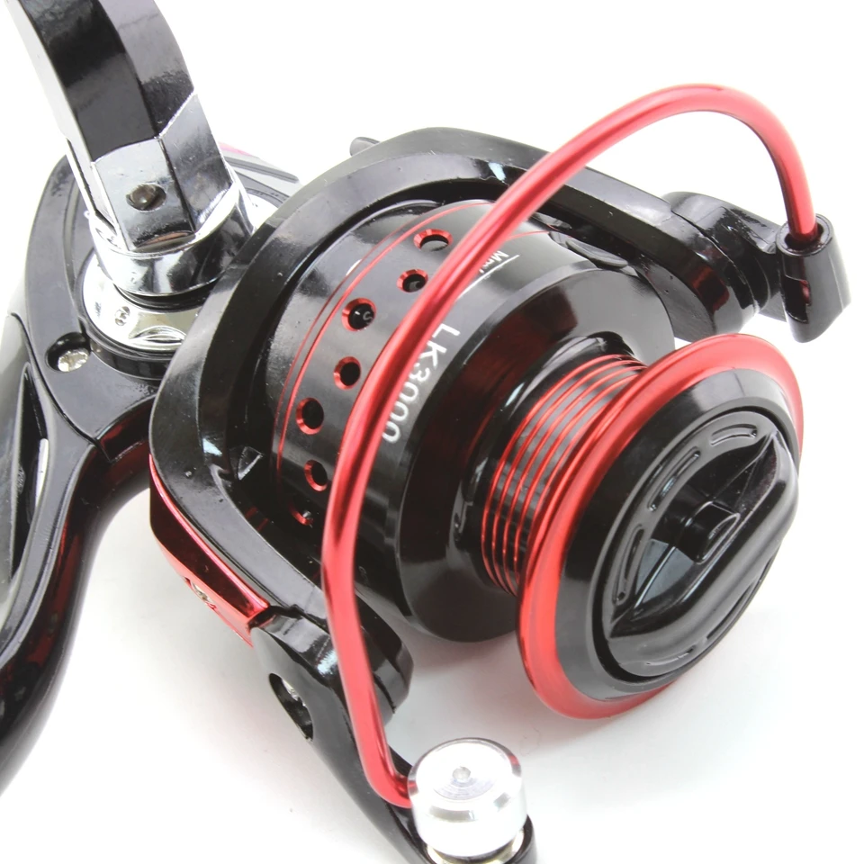 2000 3000 4000 Series LK Spinning Fishing Reel Fishing Wheel for Saltwater Metal Spool Fishing Reels Metal Coil fishing tackle