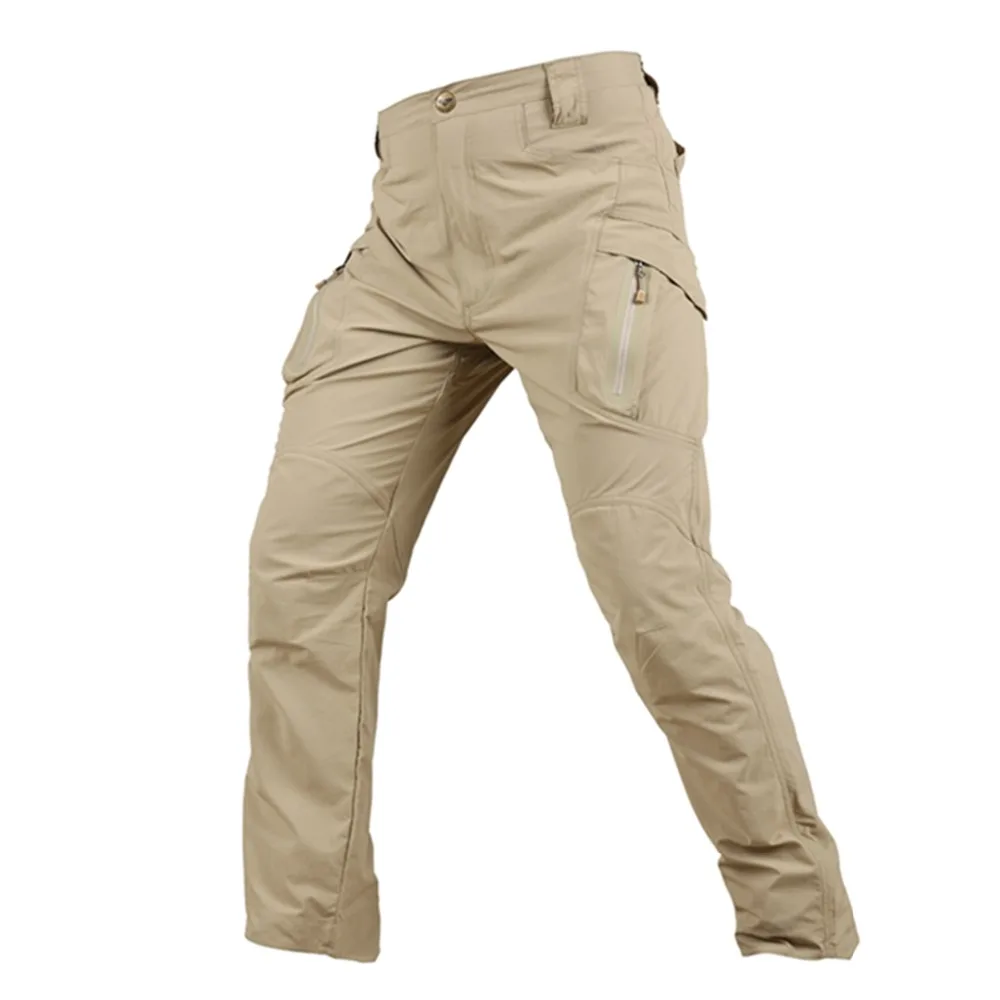 

IX9 Men Summer Breathable Tactical Pants Quick Drying Camp Pants Fast Dry Dupont Nylon fabric Waterproof Military Combat Pants