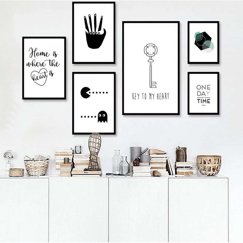 Minimalist-Nursery-Canvas-Painting-Black-White-Posters-Prints-Cartoon-Nordic-Art-Pop-Wall-Pictures-For-Kids