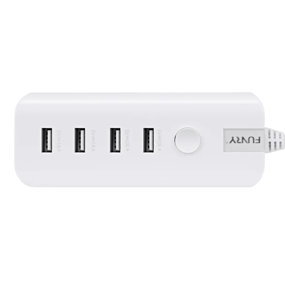 Funry CHG EU001 ЕС Подключите USB мини зарядные устройства 5 В 4 Интерфейс Вход 110 250