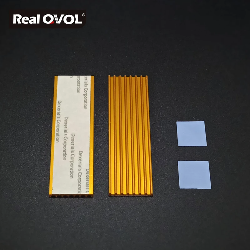 RealQvol NVME NGFF M.2 2280 PCIE SSD анодированные алюминиевые радиаторы твердотельный диск пассивное охлаждение