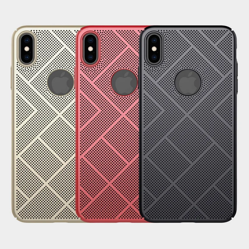 Air case для Iphone XS Max чехол Nillkin с отводом тепла Матовые чехлы из поликарбоната XR