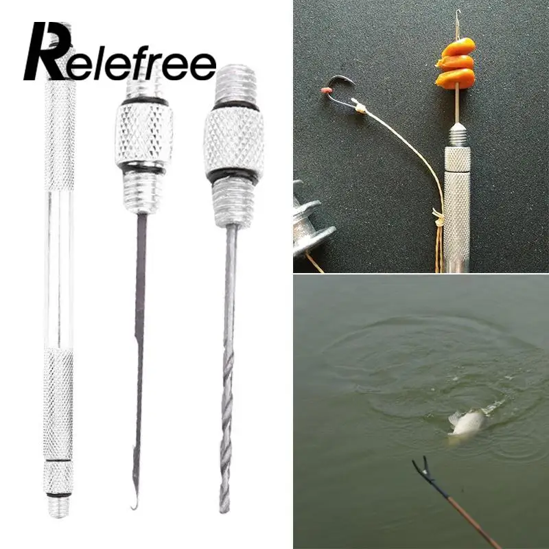 Buy Relefree 3 in 1 Fishing Rigging Bait Drilling Needles Drill Tackle Rigging