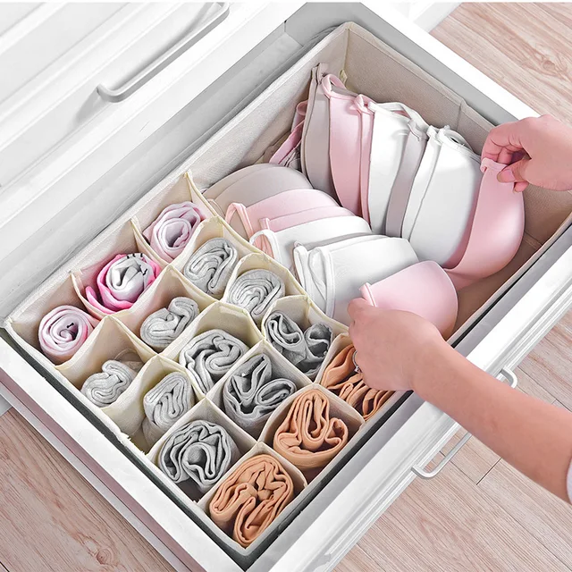Underwear Bra Organizer Storage Box Drawer Closet Under The Bed Underwear Bra Organizer Storage Box Drawer Closet Under The Bed Organizers Bo For Scarfs Socks