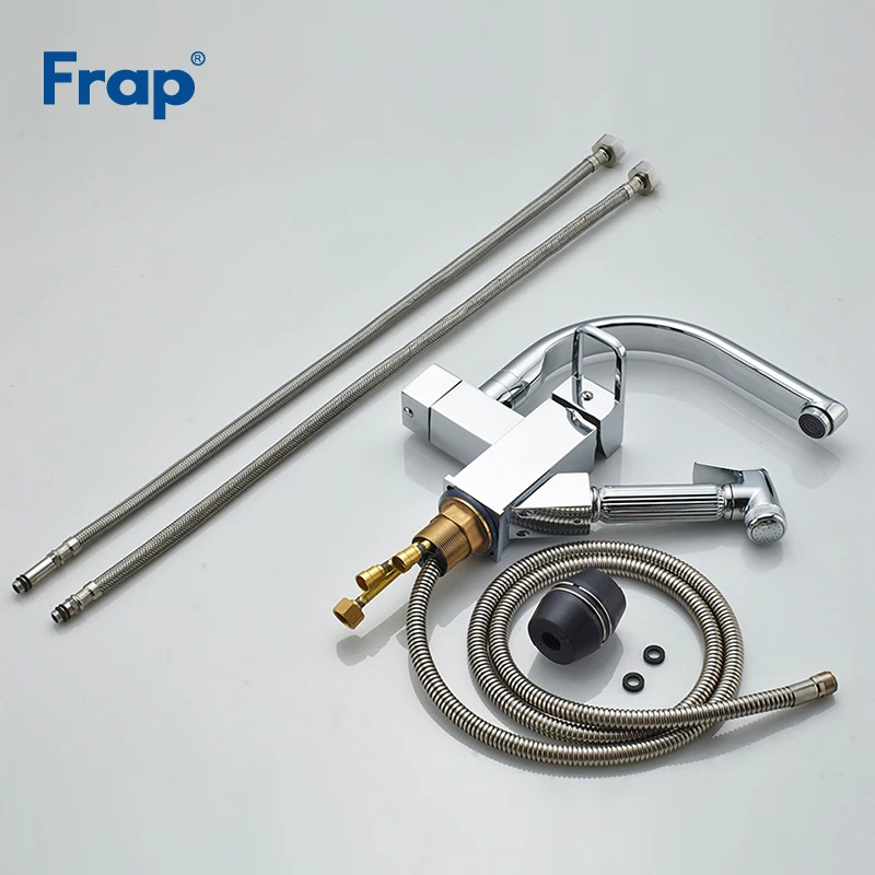 Кухонный носик Frap Y40057 смеситель для кухни с одной ручкой двойной кухонный одно