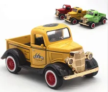 1:36 alloy pull back car model toys, high imitation Ford pickup, metal castings, music flash toy vehicles, free shipping