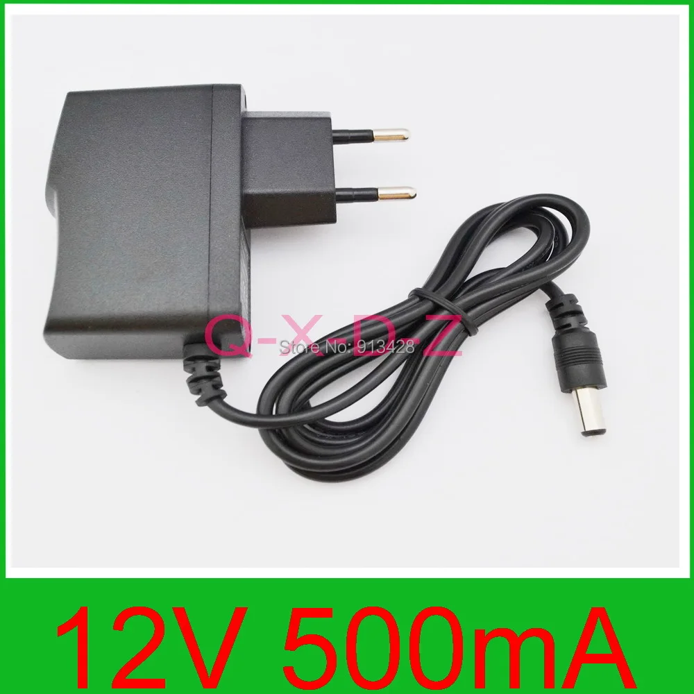 1 шт. DC 12V 500mA &amp 0.5A AC 100-240V адаптер конвертер питания штепсельная вилка