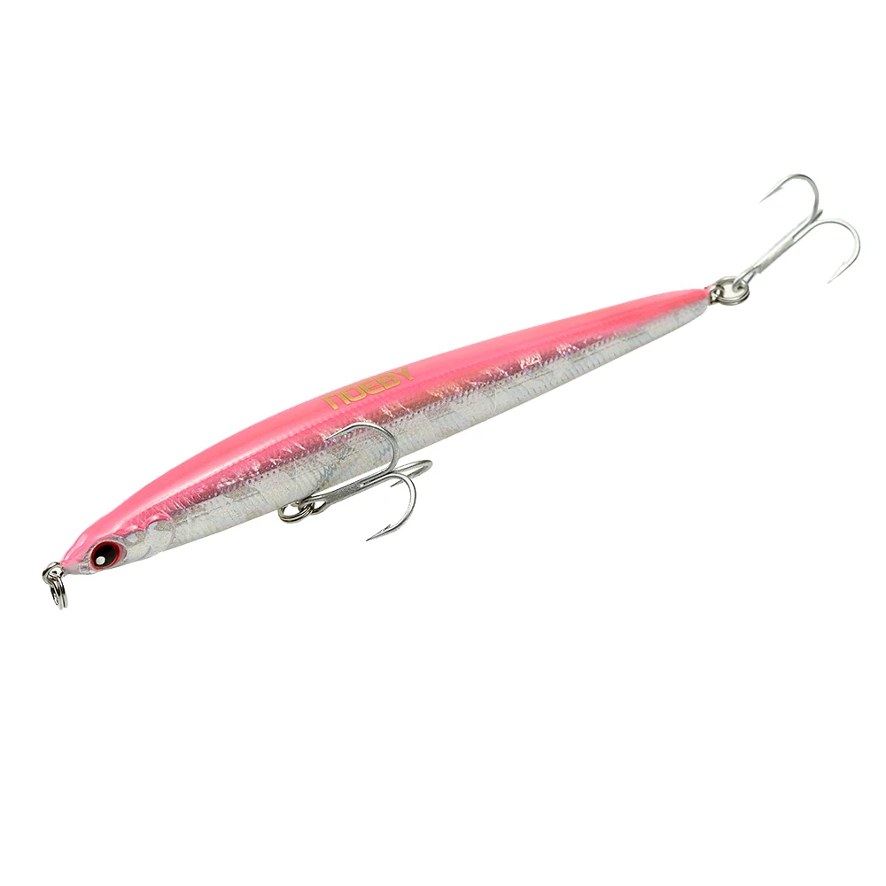 

NOEBY New Arrival Long Surf Casting Pencil Hard Fishing Lure 125mm 21.5g Sinking Lures Artificial Baits Fishing Tackle NBL9126