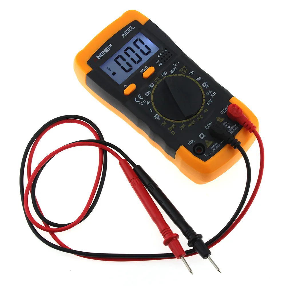 ANENE A830L Digital Voltmeter Ammeter Ohmmeter Multimeter Volt AC DC