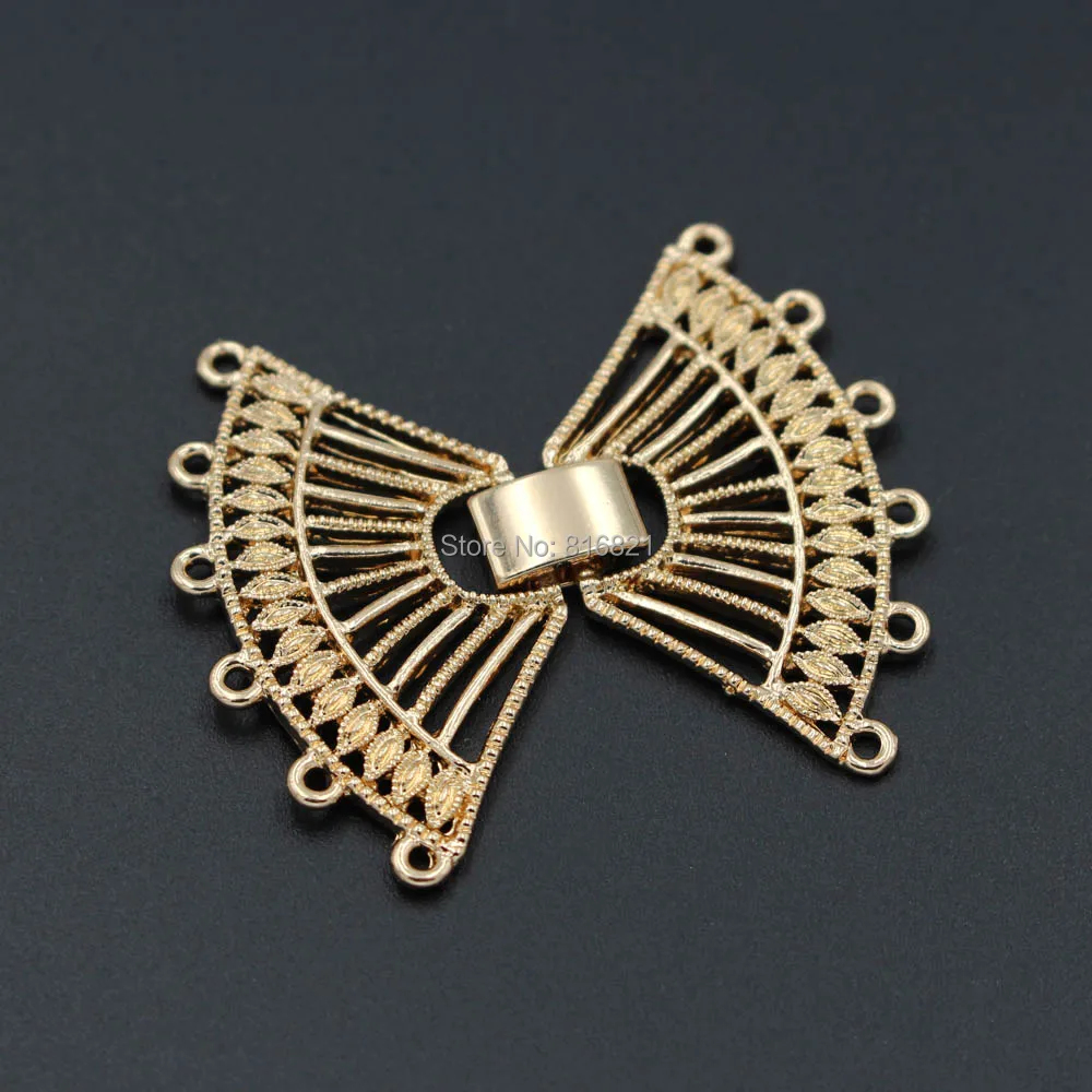 African Filigree Clasps Loops Strands End Connectors Metal Buckle DIY