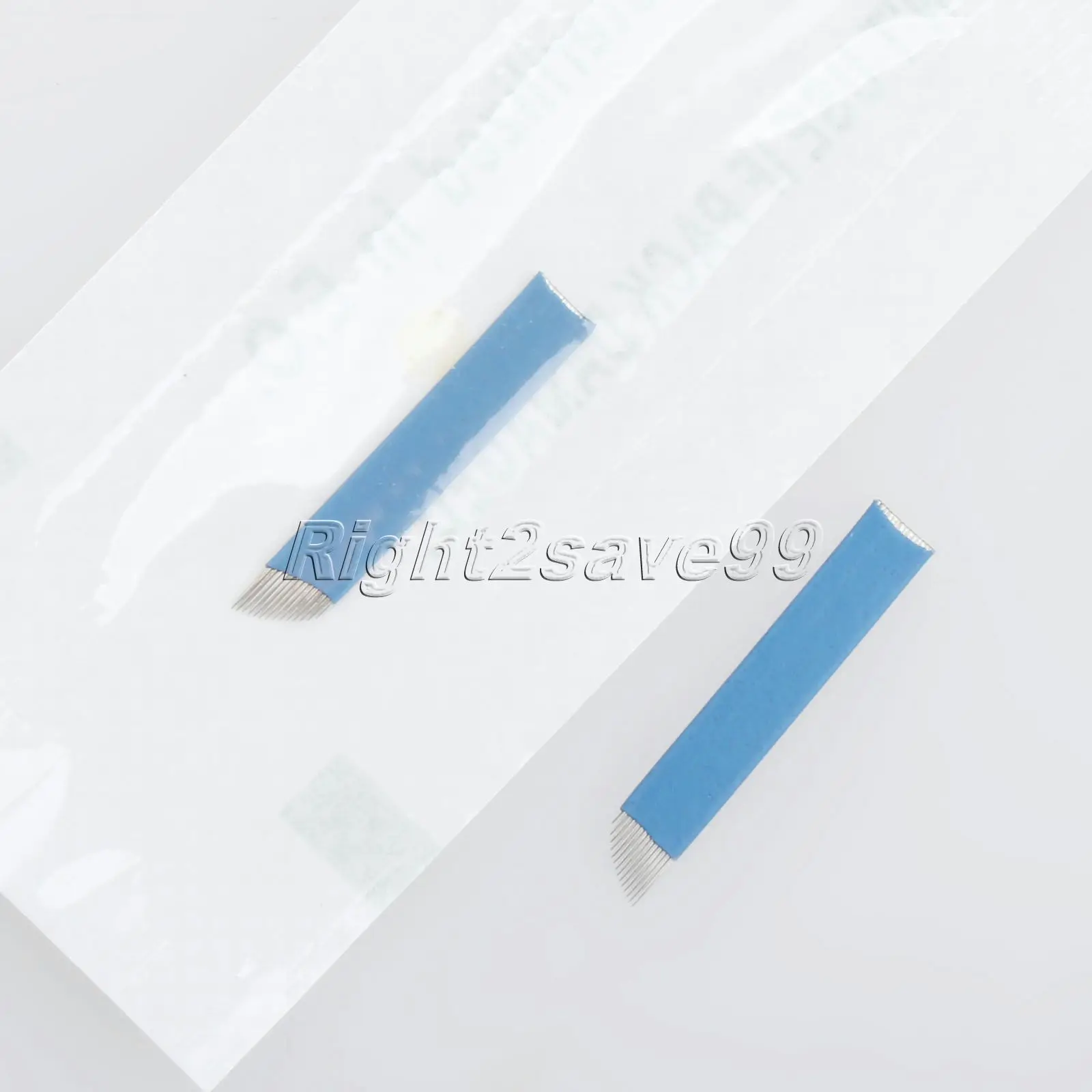 

10pcs 14 pin Tattoo Needles Blue 3D Eyebrow Microblading Permanent Makeup Embroidery 14Pins Sterilized Stainless Sobrancelha