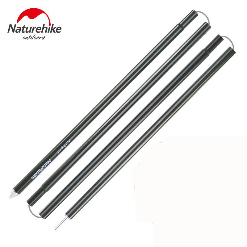 Naturehike tarp poles Thicken Outdoor Camping tent pole Aluminum tent