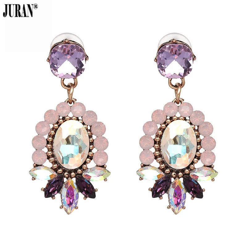 

JURAN Charming Fashion Statement Earrings for Women Wedding Gift Luxury Jewelry Oorbelle Bohemian Shiny Drop Dangle Earrings