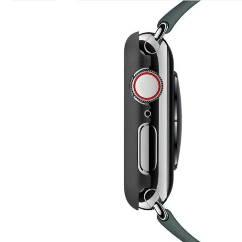 Алюминий Сплав каркас металлический корпус Защитный чехол для Apple Watch Series 2/3/4 38 мм 42 мм 40 мм 44 Экран Защитная крышка бампера