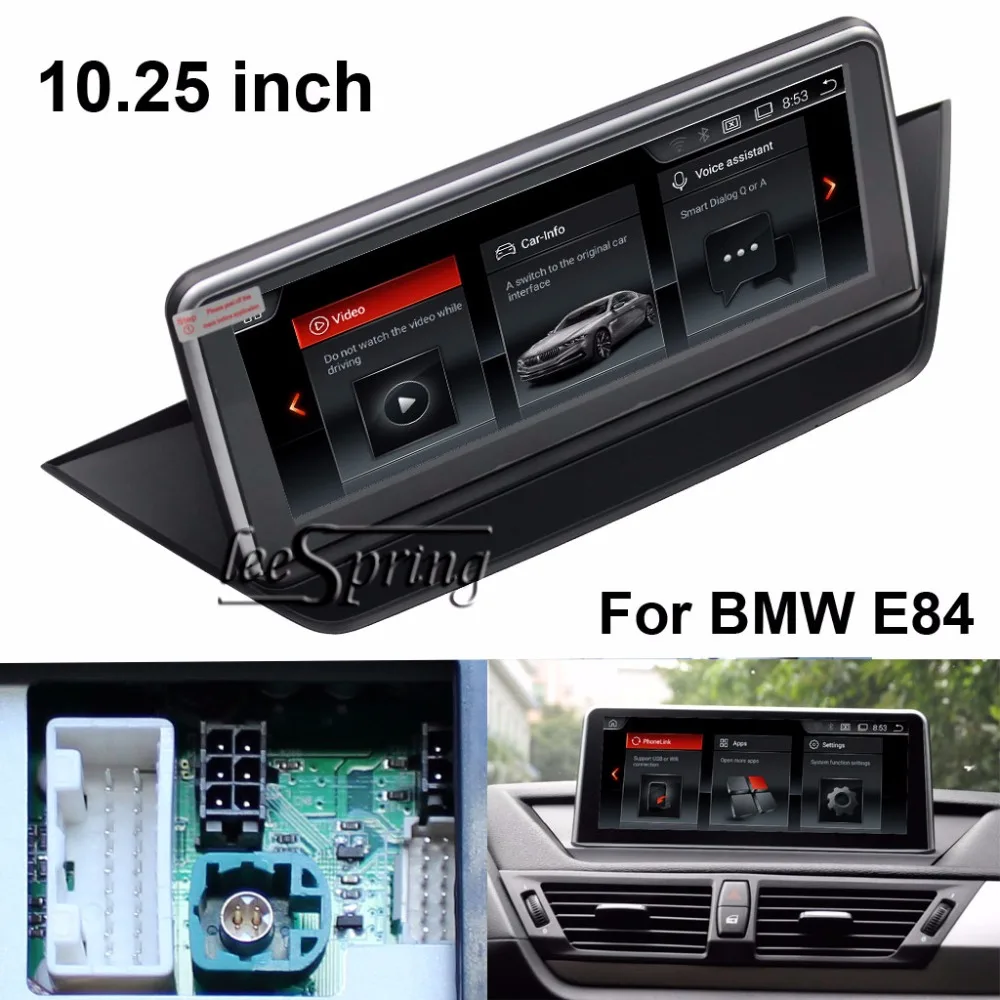 10 25 &quotсенсорный Android 7 1 Автомобильный GPS навигатор для BMW X1 E84 2009 2015 Видео Аудио