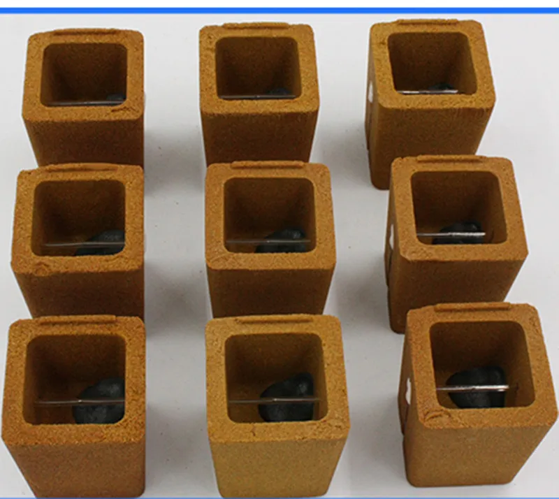Scheduled carbon cup Pre-furnace molten iron test sample cup QC4011 silicon carbon meter Carbon cup Thermal analysis cup 2