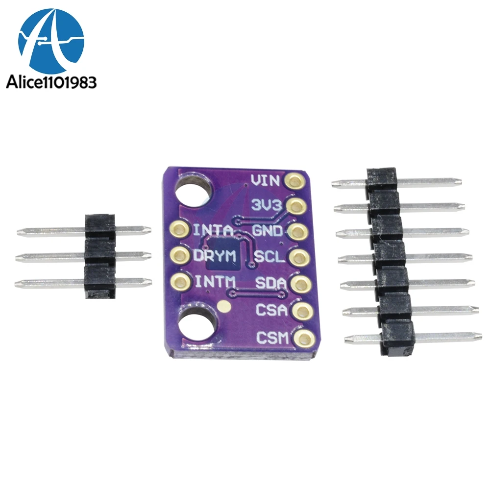 3 оси трехосевой три оси LSM303C LIS3MDL 6DOF магнитометр акселерометр магнитного Сенсор Diy Kit Электронная Модуль платы блока программного управления