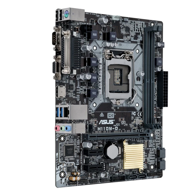 

H110M-D H110M-K LGA1151 pin computer motherboard compatible with DDR4 memory