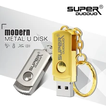 Карта памяти USB2.0 16 ГБ, Флешка 32 Гб 64 Гб 128 ГБ, usb флеш-накопитель, высокоскоростной флеш-накопитель, карта памяти USB, кольцо для ключей