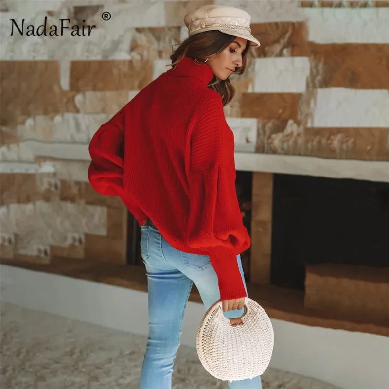 loose turtkeneck thick sweater female28