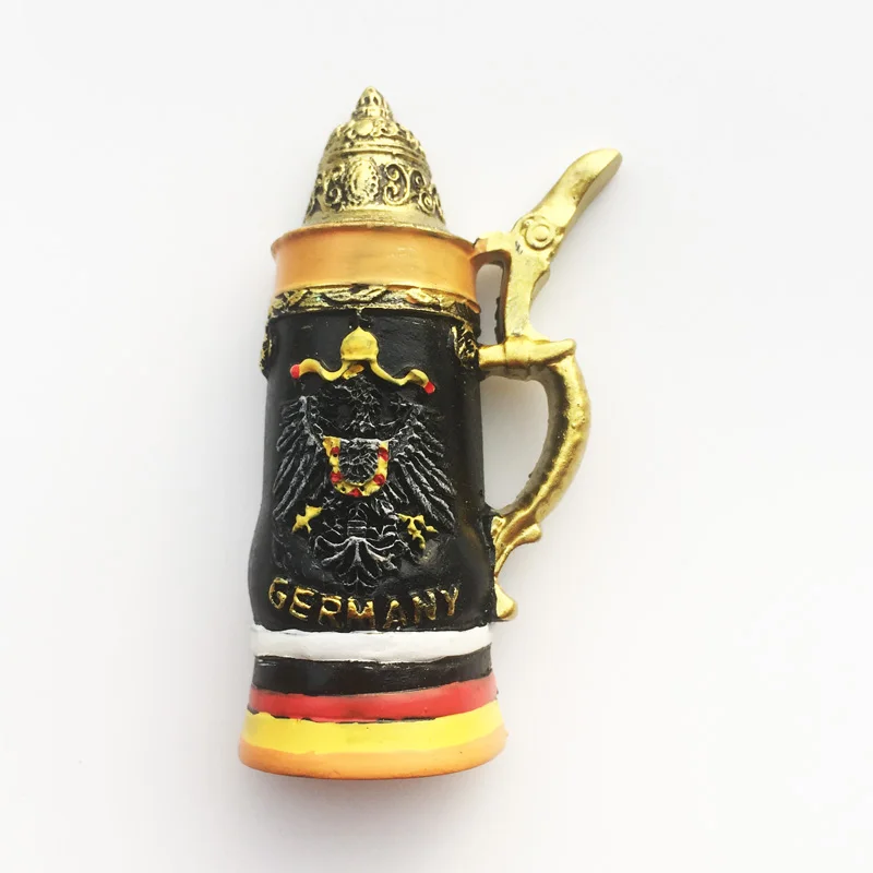 BABELEMI немецкая Классическая пивная кружка, магниты на холодильник, мировые путешествия, сувенир, магнитные наклейки на холодильник