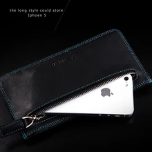 Mitao Factory Новое поступление Подлинная Роскошная кожа мужские кошельки с чехлом для сотового телефона визитница и ID Держатели сумка