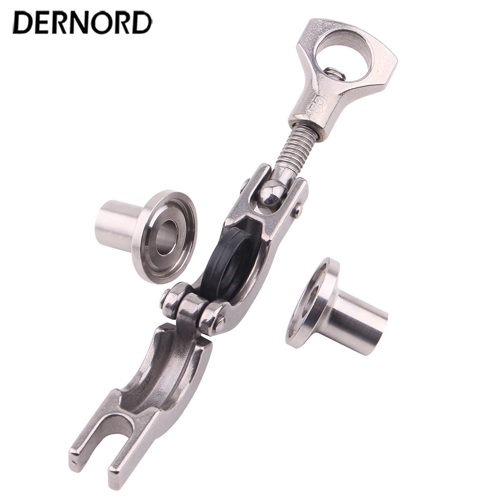 

DERNORD A Set 12.5mm Pipe O/D Sanitary 1/2" Tri Clamp Weld Ferrule + Tri Clamp + Gasket Stainless Steel 304 For Homebrew
