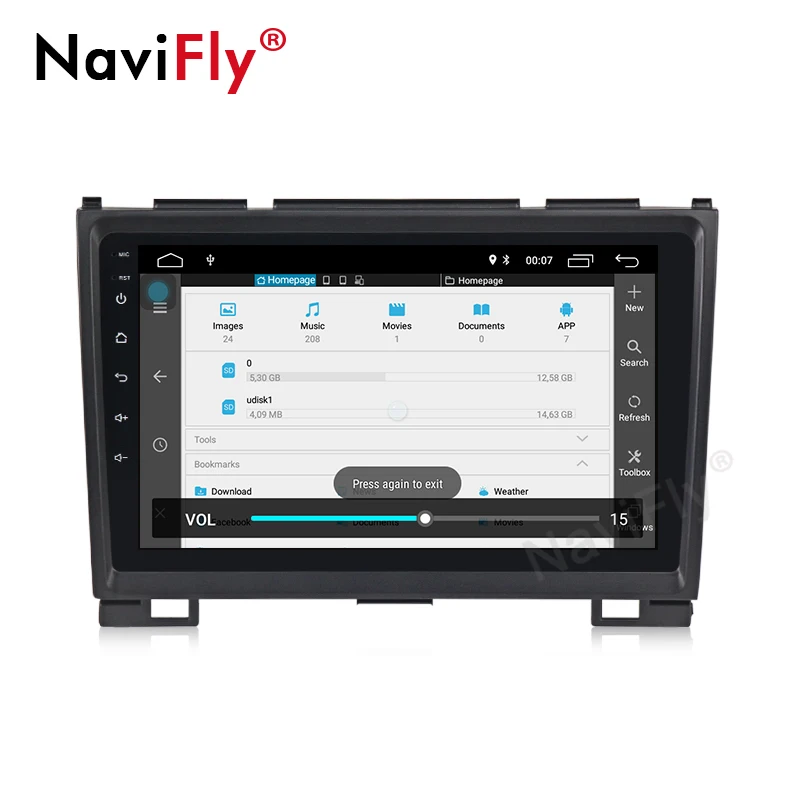  NaviFly Android 8.1 Quad core Car Audio dvd For Haval Hover Greatwall Great wall H5 H3 with 4g wifi