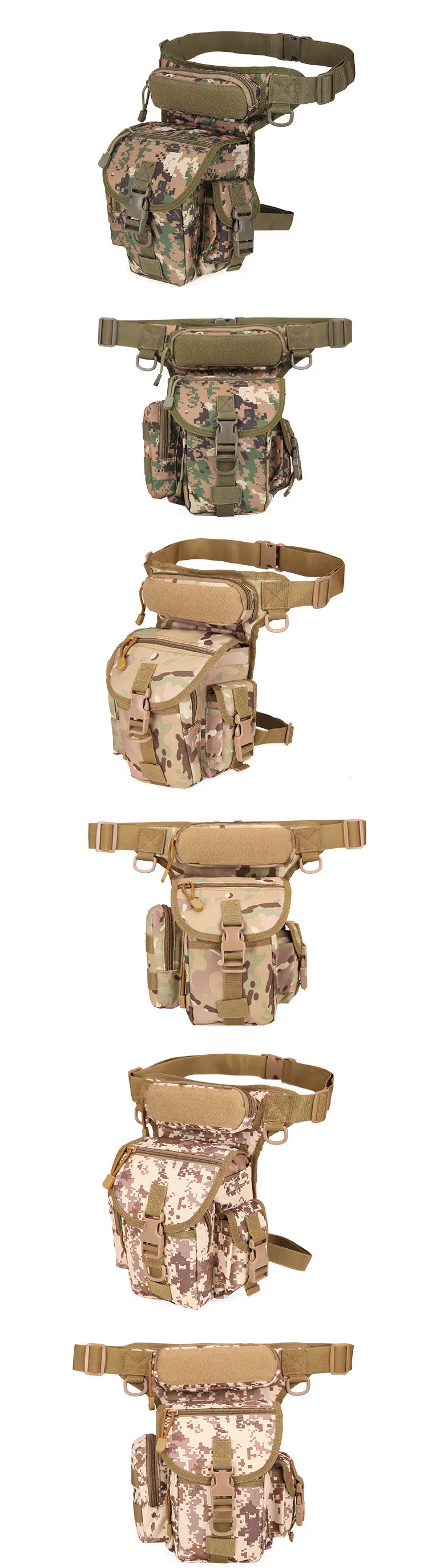Mege Военная тактическая поясная сумка Камуфляж Molle ножная сумка Оксфорд водонепроницаемый армейский пояс бедро сумка оружие поясная сумка дропшиппинг