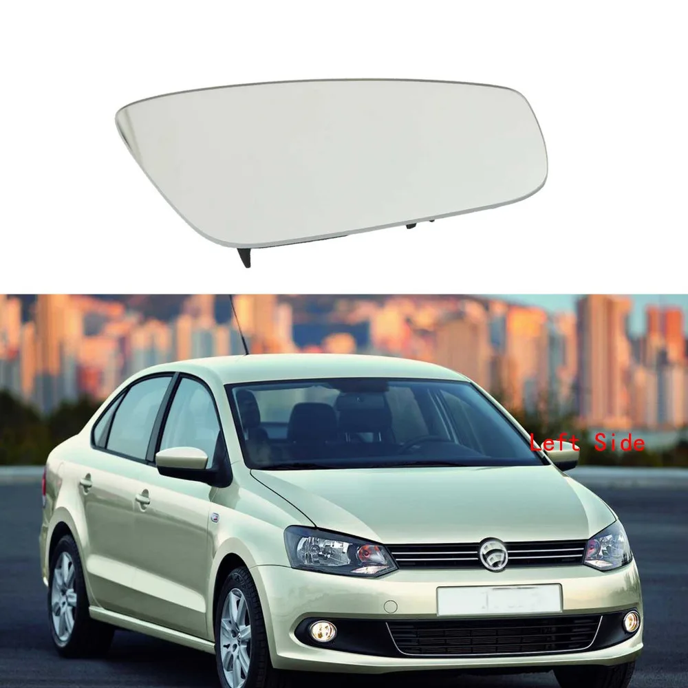 Left Side Car Mirror Glass For VW Polo Sedan 2011 2012 2013 2014 2015 2016 2017 Car Rear Heated