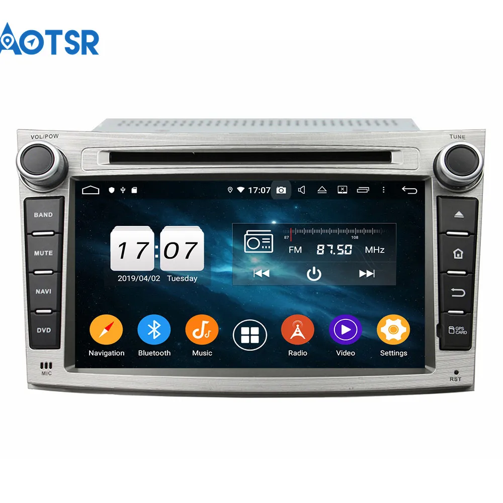 Flash Deal Android 9.0 4GB 64GB multimedia Car Radio Player for Subaru Legacy/outback 2009-2012 2 Din Auto Accessorie Tape recorder 3