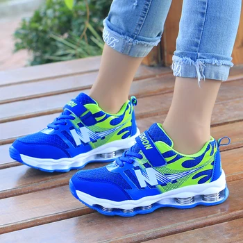 

Children Sneaker Anti-Slippery Rubber Patchwork Mesh Comfortable Footwear Summer Sports Shoes Boys Girls Casual Shoes Kids