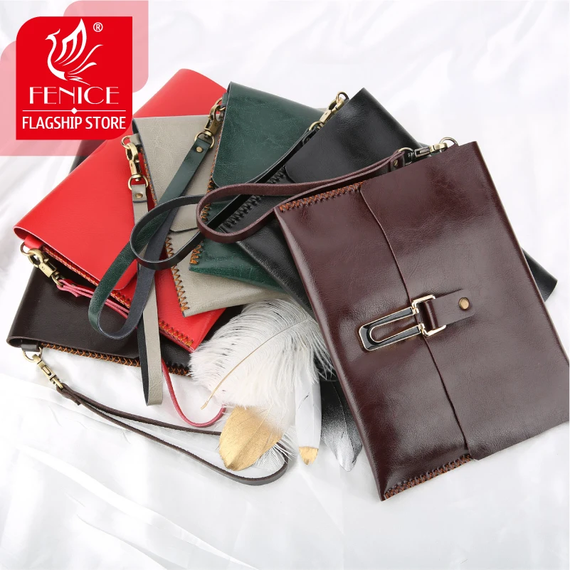 Fenice High Quality Leather Case for Hairdressing Barber Scissor Put 8pcs Scissors Bag