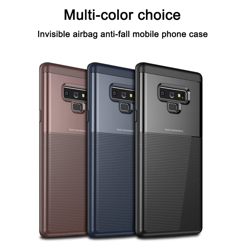 

1Pcs Luxury Mobile Phone Cases for Samsung Note9 Silicone Drop Protection Gel Soft Shell