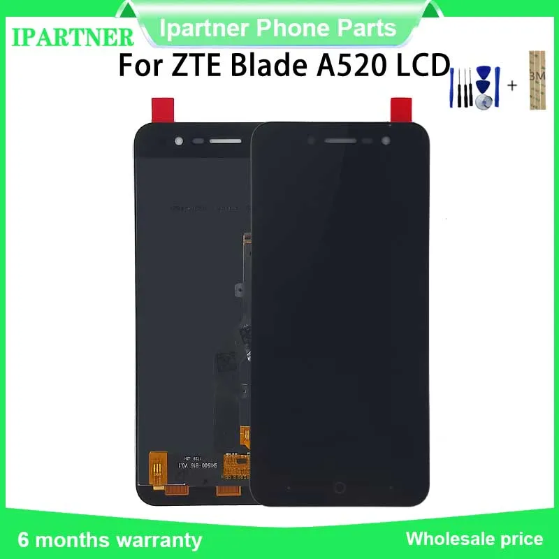 

For ZTE Blade A520 LCD Display Touch Screen Digitizer Assembly Replacement parts 6 inch For ZTE Blade A520 Mobile Phone LCD