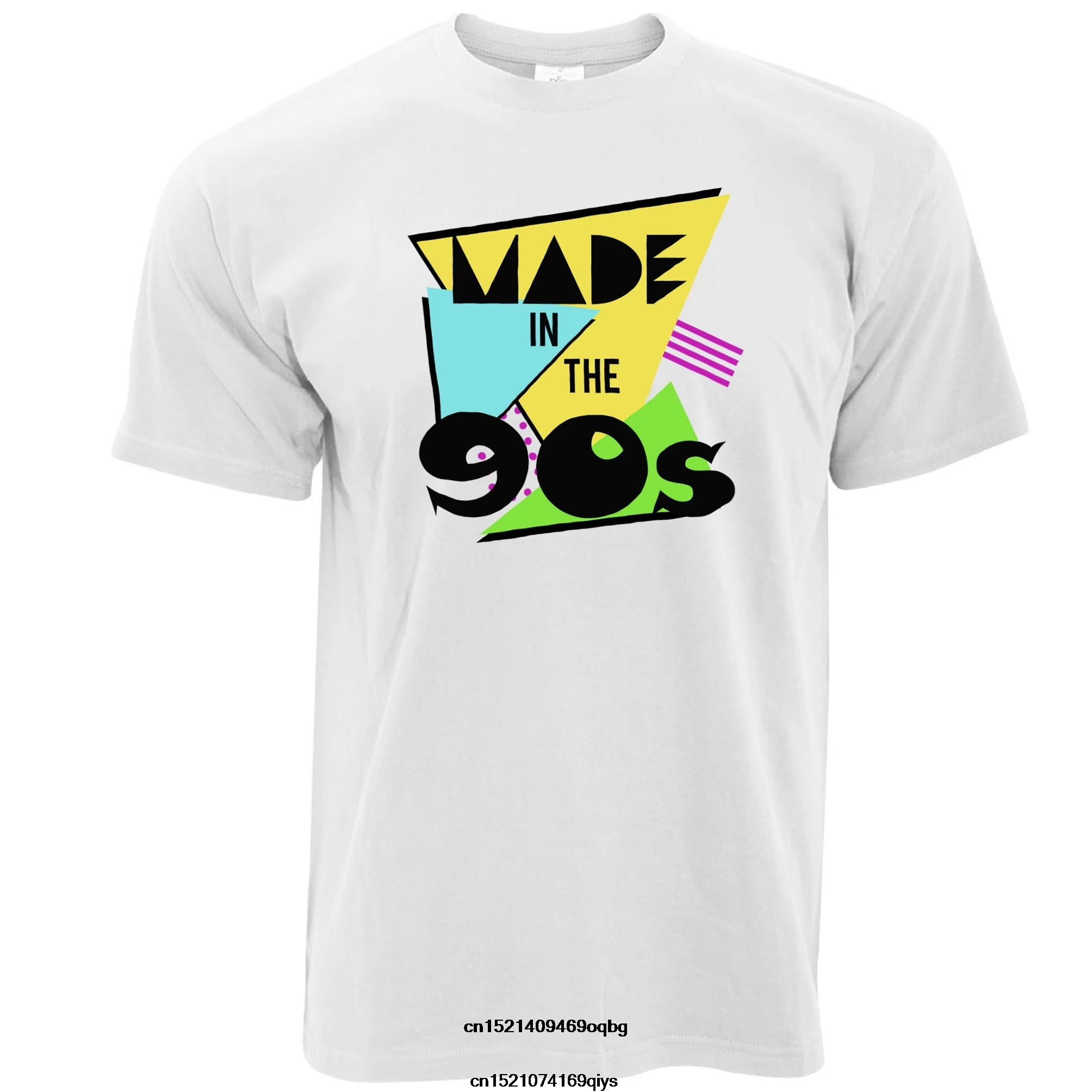 

Printed T Shirt Made In The 90s 21st 18th 16th Birthday Year Retro Nostalgic Short Men Crew Neck Fashion 2018 Tees