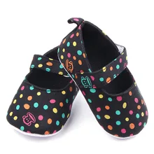 Spring and Autumn Beautiful Colorful Polka Dot Shallow Prewalker font b Baby b font Girl Casual