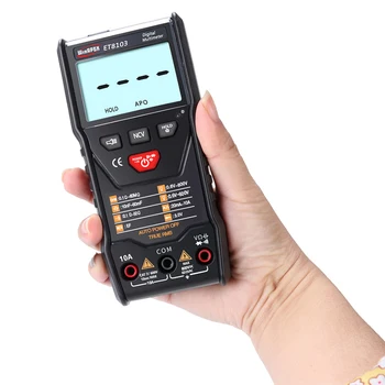 

ET8103 LCD Display Portable Auto Measure Multimeter AC/DC Voltage Current Capacitance Electric Field Resistance Meter