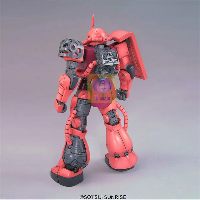 Bandai-figura de acción de Gundam, modelo en Stock, 49834 MG, 1/100 MS-06S, CHAR S, ZAKU, Ver2.0, Gundam, figura de ROBOT, juguetes de Anime, regalo de figura Bandai-figura de acción de Gundam, modelo en Stock, 49834 MG, 1/100 MS-06S, CHAR S, ZAKU, Ver2.0, Gundam, figura de ROBOT, juguetes de Anime, regalo de figura