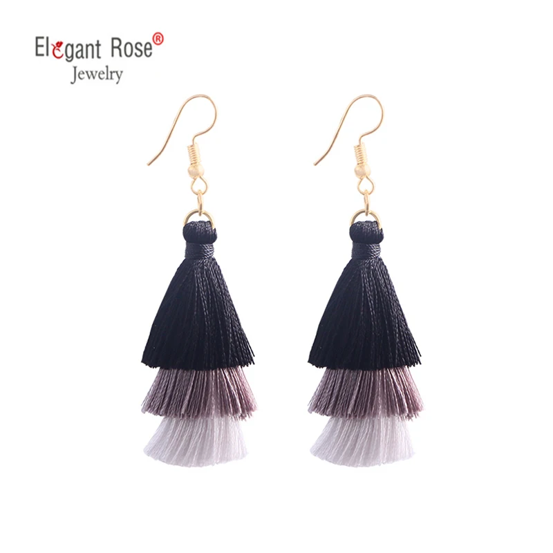 

New Push Trendy Step By Step Changed Drop Long Earrings Boho Earrings For Women 2018 Fashion Earrings Ohrringe Boucle D'Oreille