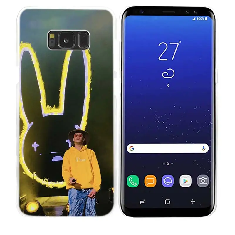 Чехол для samsung Galaxy Note 8 9 M30 M20 M10 S9 S8 S10 5G S10e Plus S7 S6 жесткий прозрачный PC Coque Cover Bad Bunny El Conejo Malo Новинка - Цвет: 15