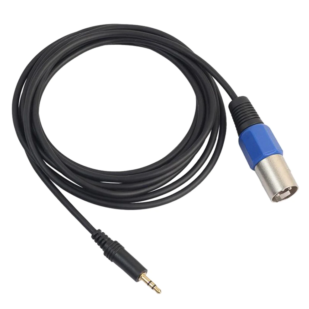 1.5m 3.5mm Stereo Male Plug Connector Cable To Microphone XLR Audio 3Pin Jack Speaker XLR Male For DVD Microphone Speaker Mixer