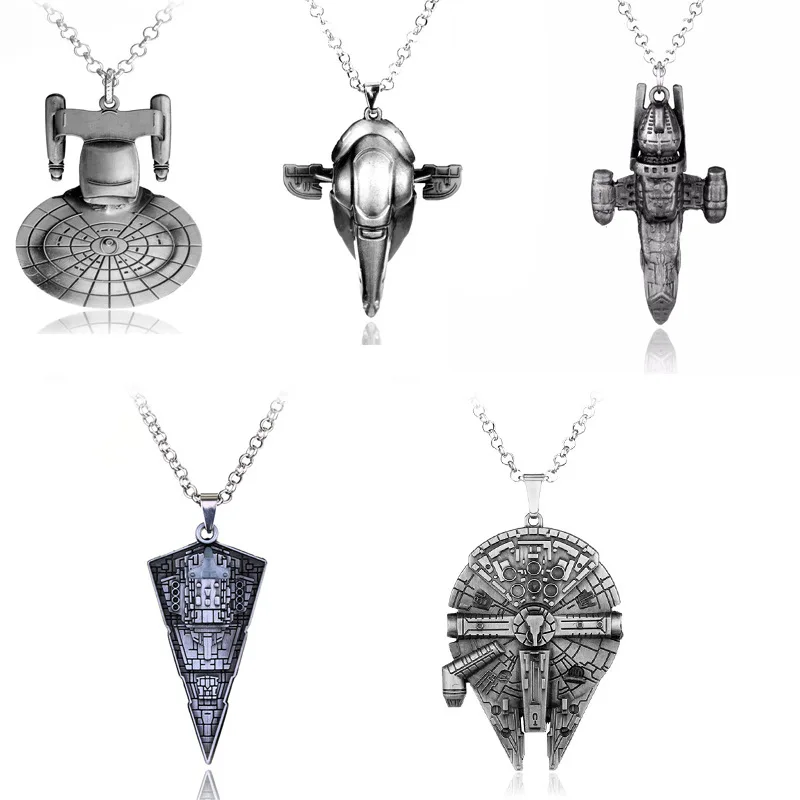 Necklaces & Pendants Movie Jewel Star Wars Millennium Falcon Warships Spacecraft