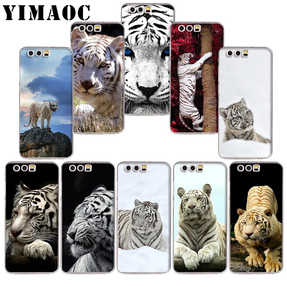 

YIMAOC 285z White Tiger Soft TPU Case for Huawei Honor 10 9 lite 7A Pro 7C 7X 8X Nove 3 3i